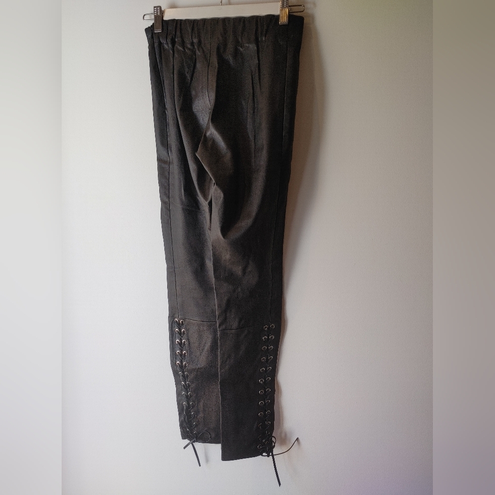 Taylor Lash X The Namesake Lace Up Leather Legging Size XS - Picture 4 of 6